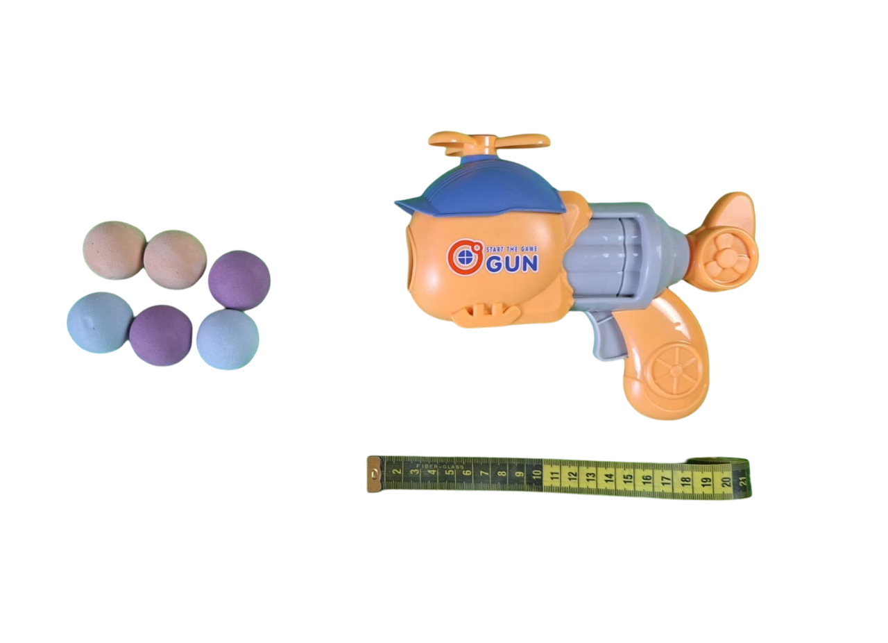 Pistolas De Juguete Color Naranja Lanzadora De Pelotas Diseños Para Niños
