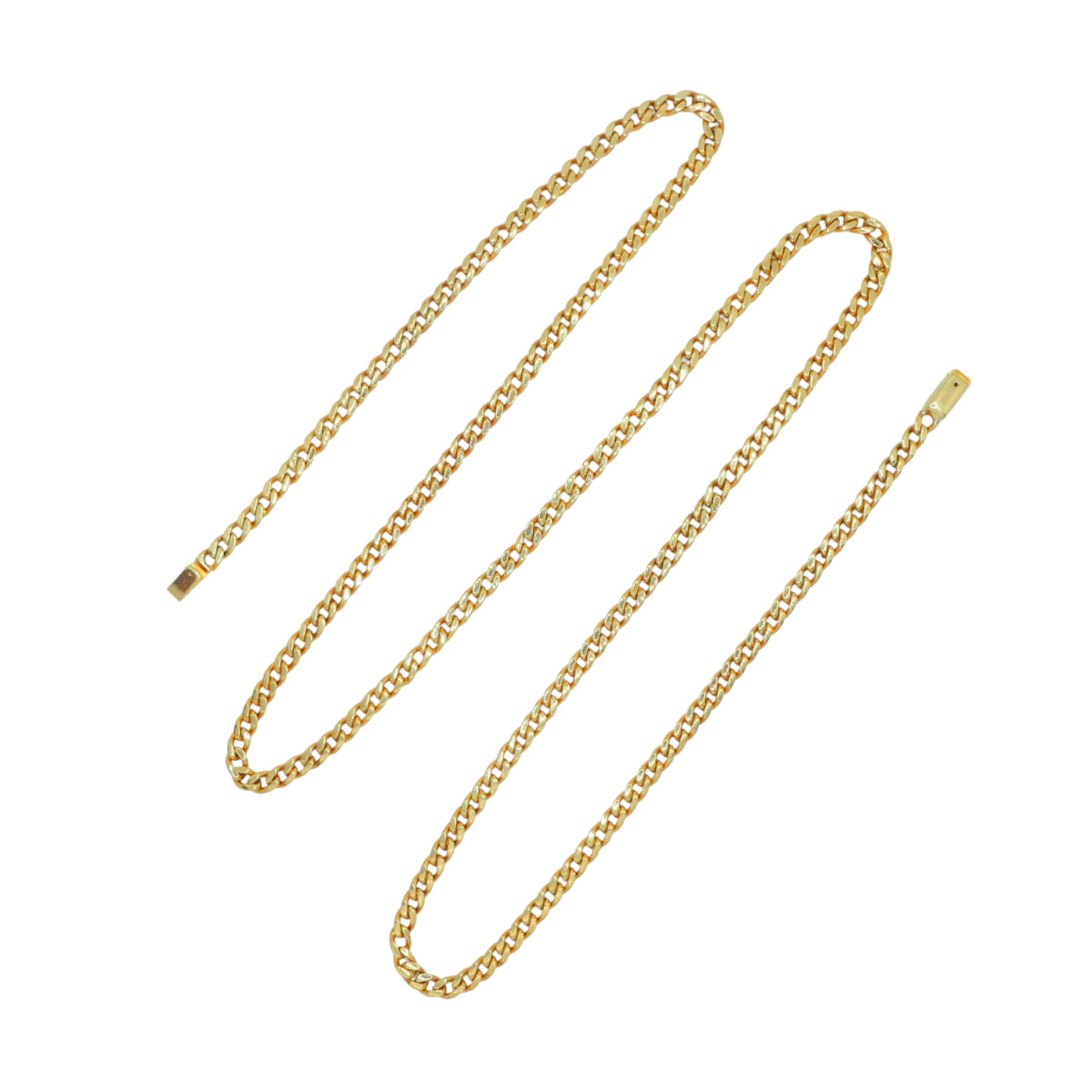 Cadena Oro 10k Barbada Hombre 