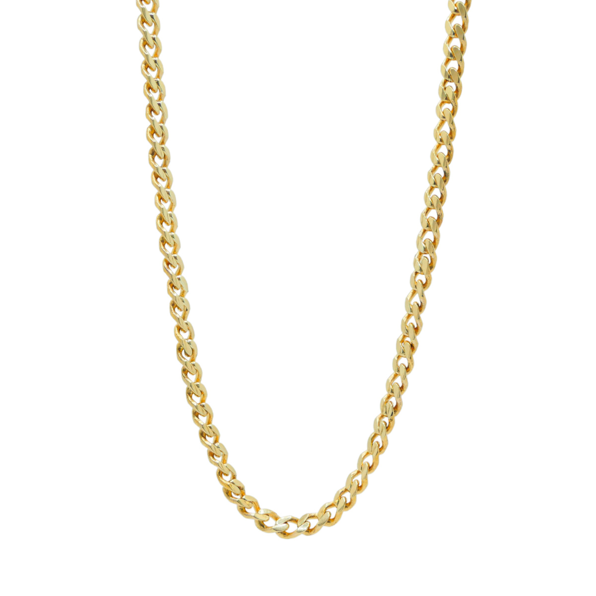 Cadena Oro 10k Barbada Hombre 