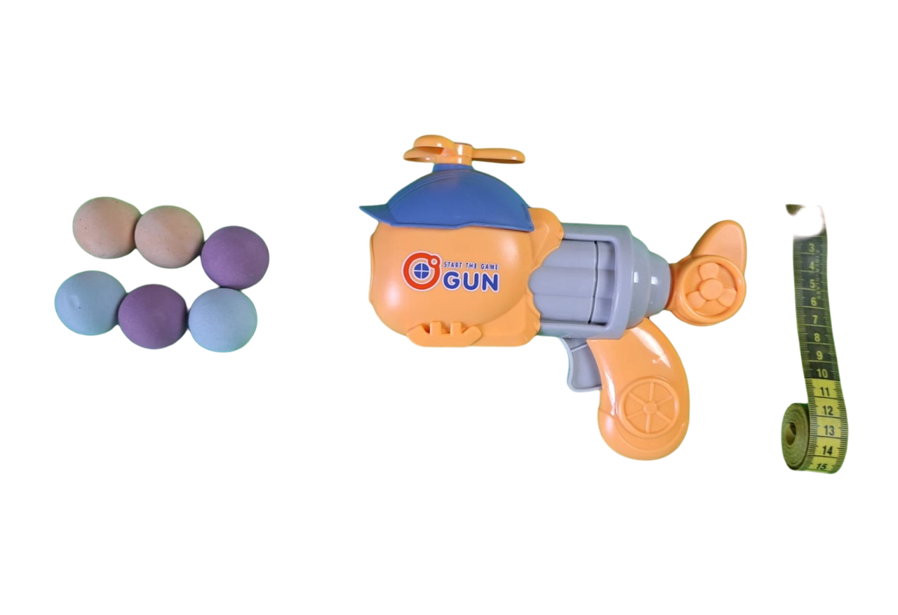 Pistolas De Juguete Color Naranja Lanzadora De Pelotas Diseños Para Niños