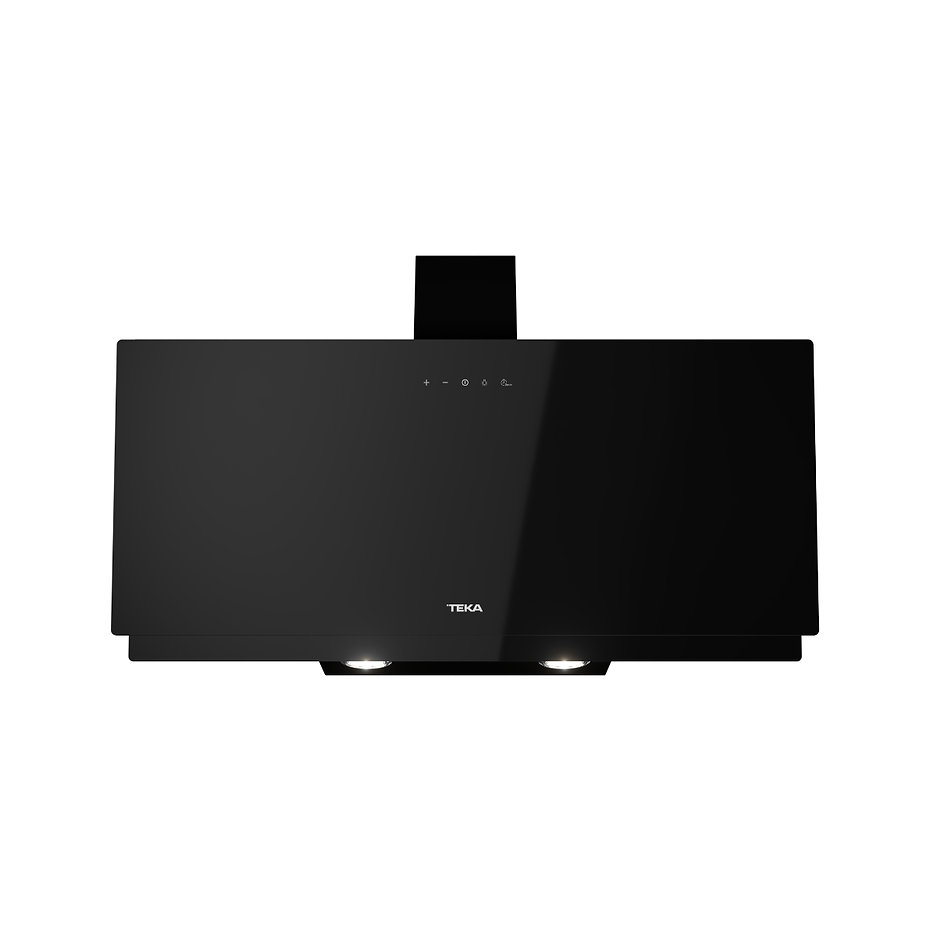 Campana de Pared Teka DVN 94030 TCL BK de 90 cm en Cristal Negro.