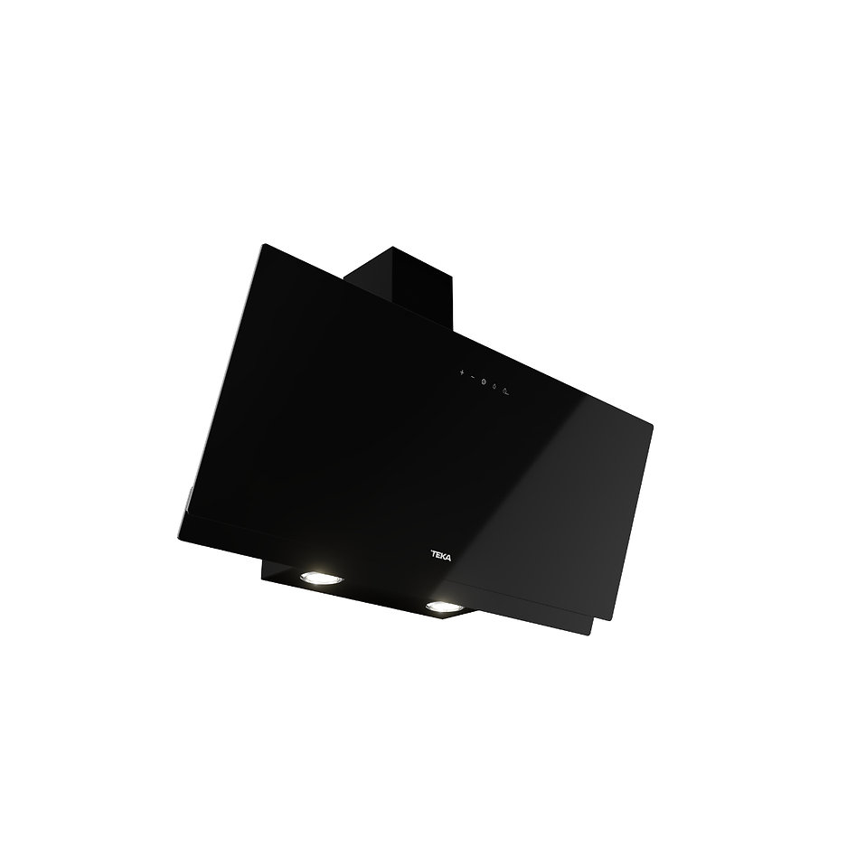 Campana de Pared Teka DVN 94030 TCL BK de 90 cm en Cristal Negro.