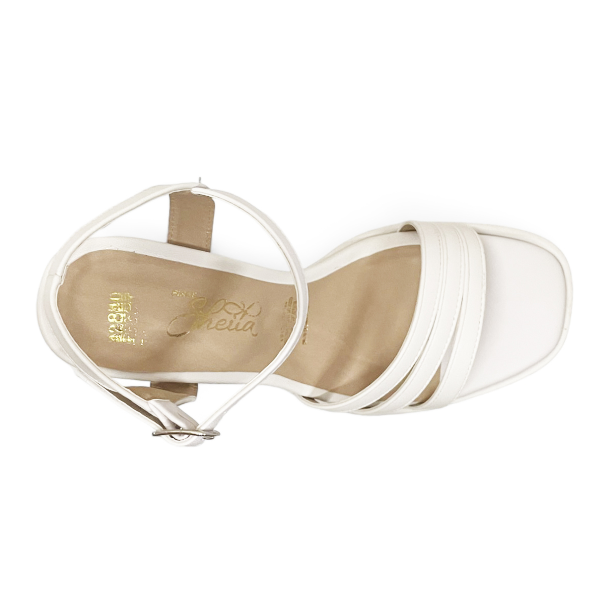 Zapatillas Blancas De Plataforma Mujer Novia Fiesta Sheila Moda 