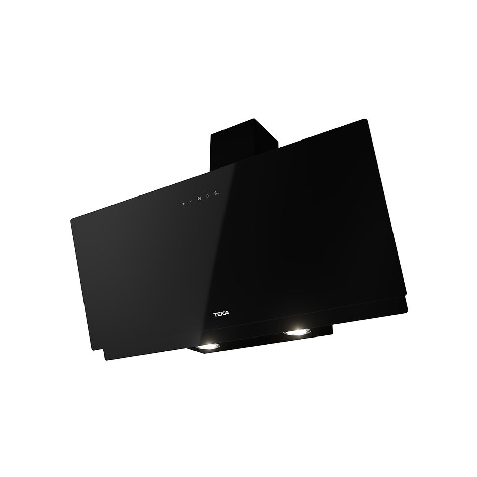 Campana de Pared Teka DVN 94030 TCL BK de 90 cm en Cristal Negro.