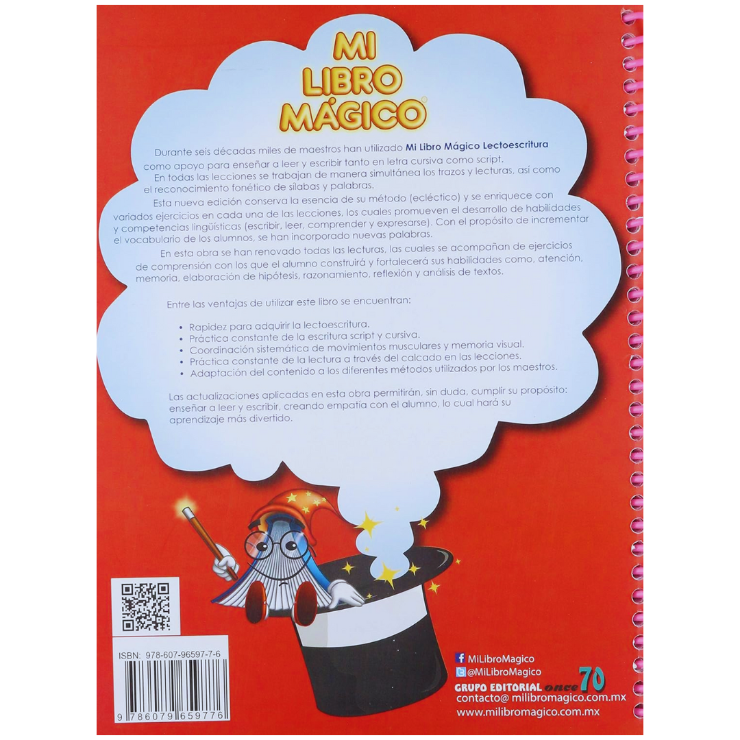 Mi Libro Mágico- Lectoescritura, Carmen Espinoza Elenes