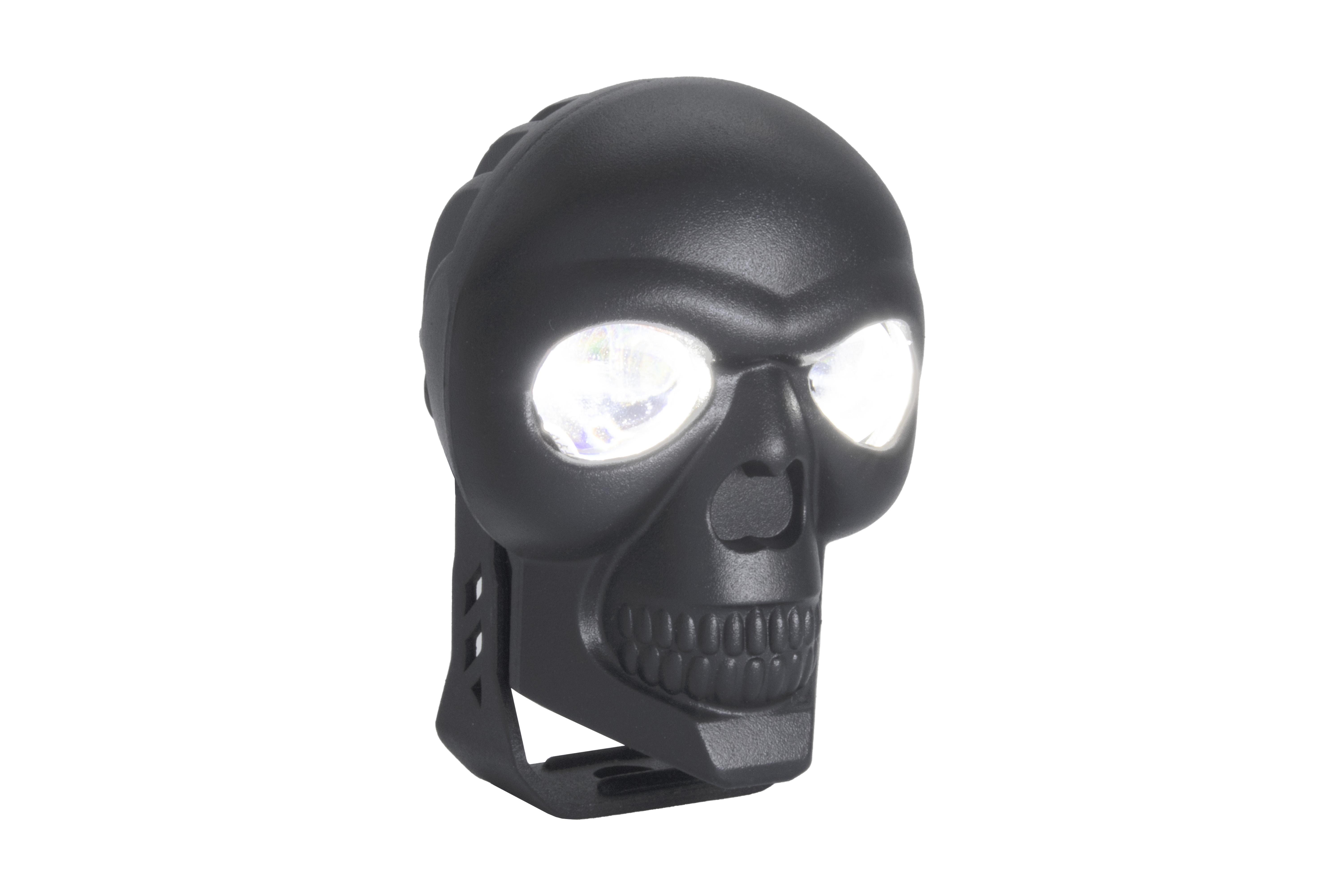 Faro Led Para Moto 2 Colores De Calavera Luz Bca/ambar 20w