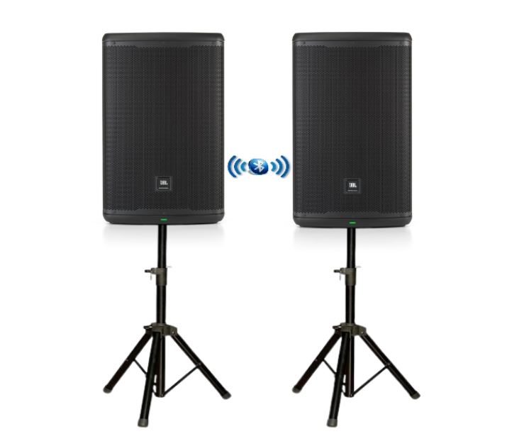 Jbl Eon715 Bocina Activa 15'' 1300w 128db Bluetooth App con Bases.