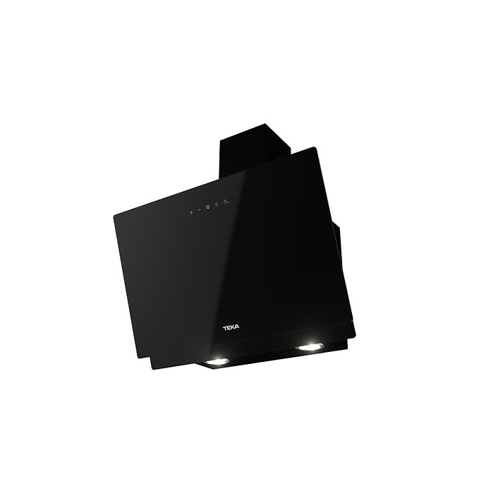 Campana de Pared Teka DVN 64030 TCL BK de 60 cm Cristal Negro.