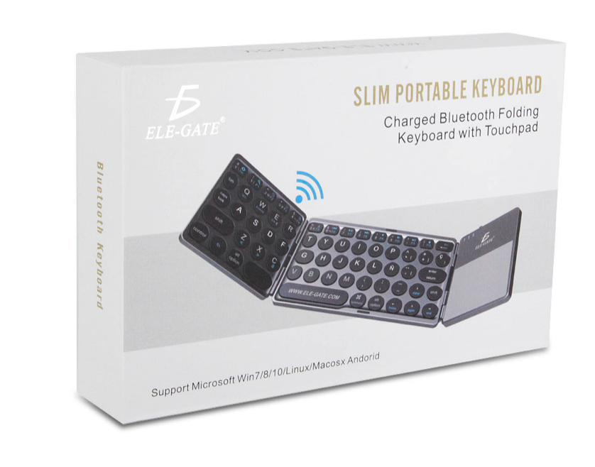 Teclado Inalámbrico con trackpad para Windows y Mac 