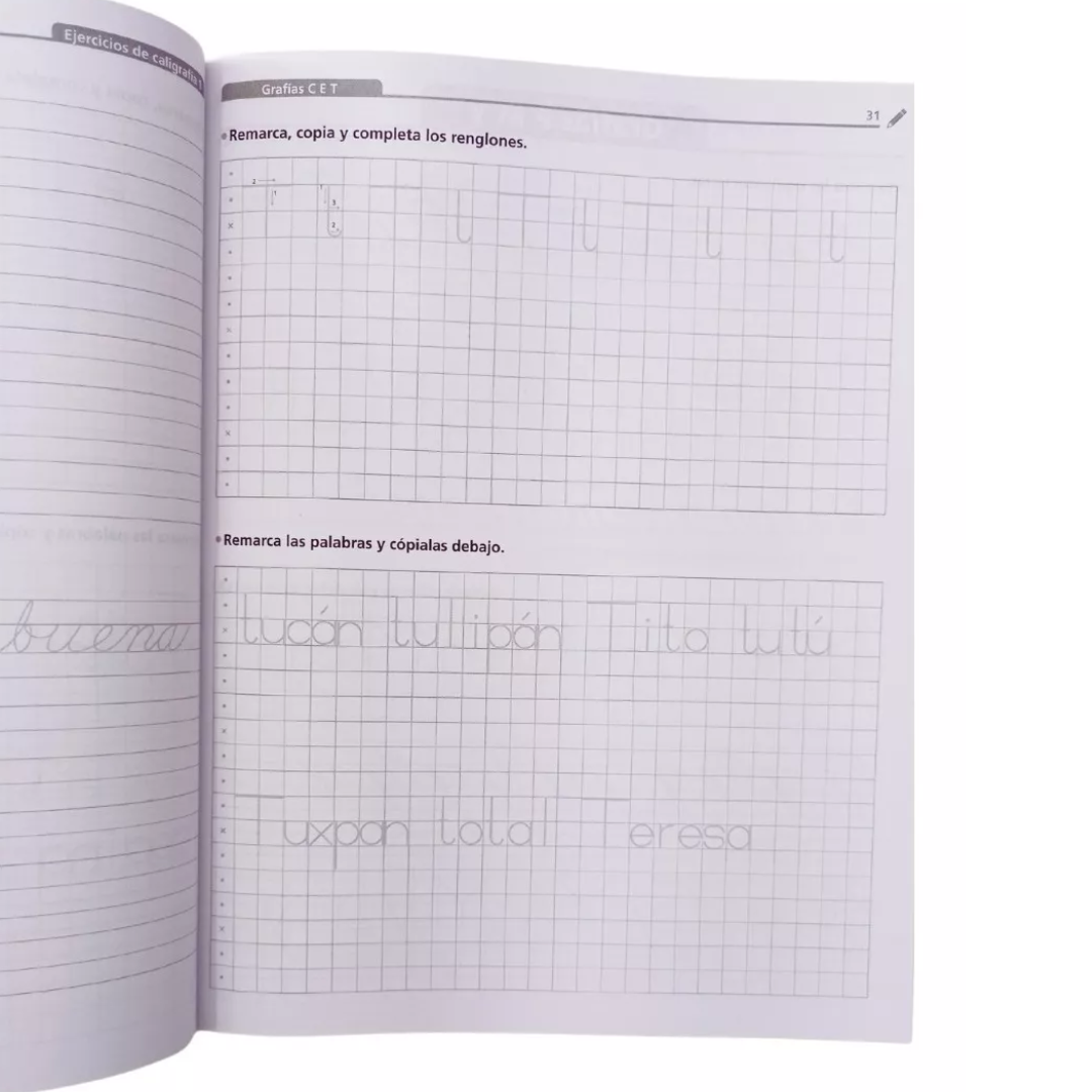 Ejercicios De Caligrafía, Letra Script Y Cursiva, Primaria 1- Larousse