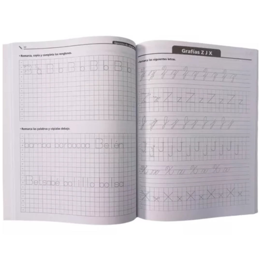 Ejercicios De Caligrafía, Letra Script Y Cursiva, Primaria 2- Larousse