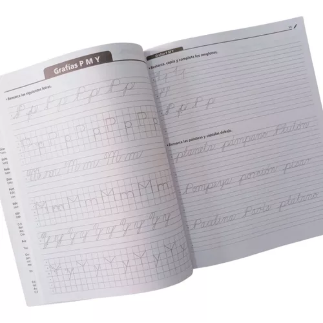 Ejercicios De Caligrafía, Letra Script Y Cursiva, Primaria 6 - Larousse