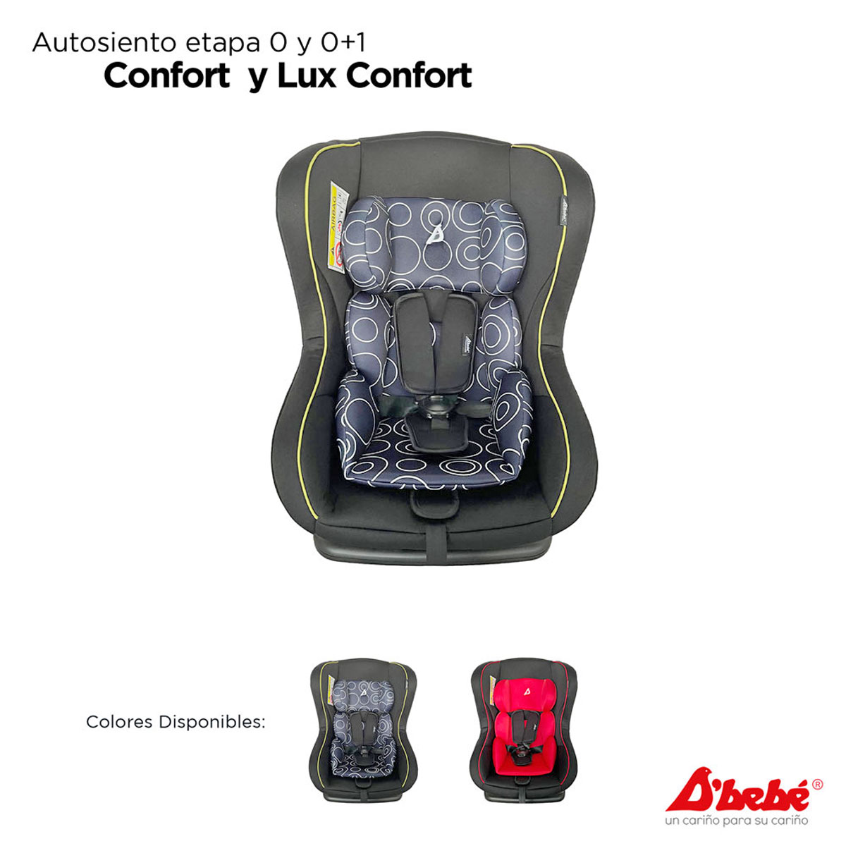 Autoasiento D'bebé Confort Gris