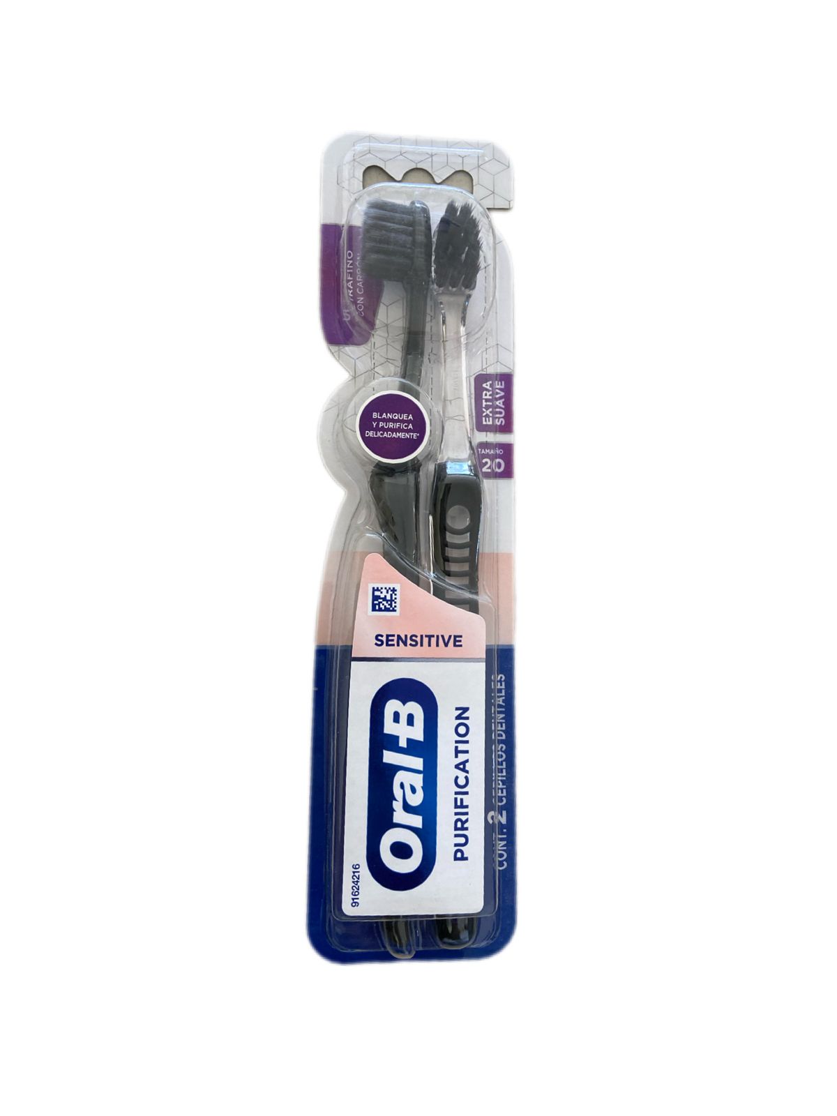 ORAL B SENSITIVE PURIFICATION DUO CAJA CON 6 PZ