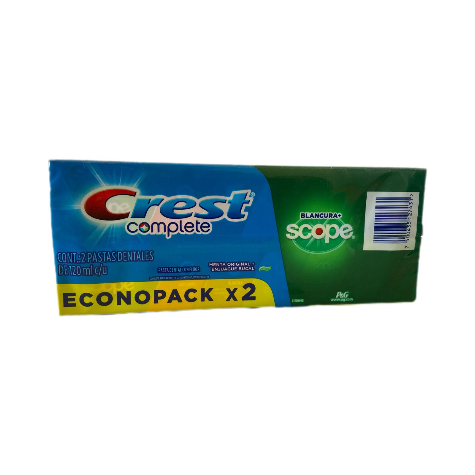 Crest Complete Scope Econopack Caja Con 3 Pz