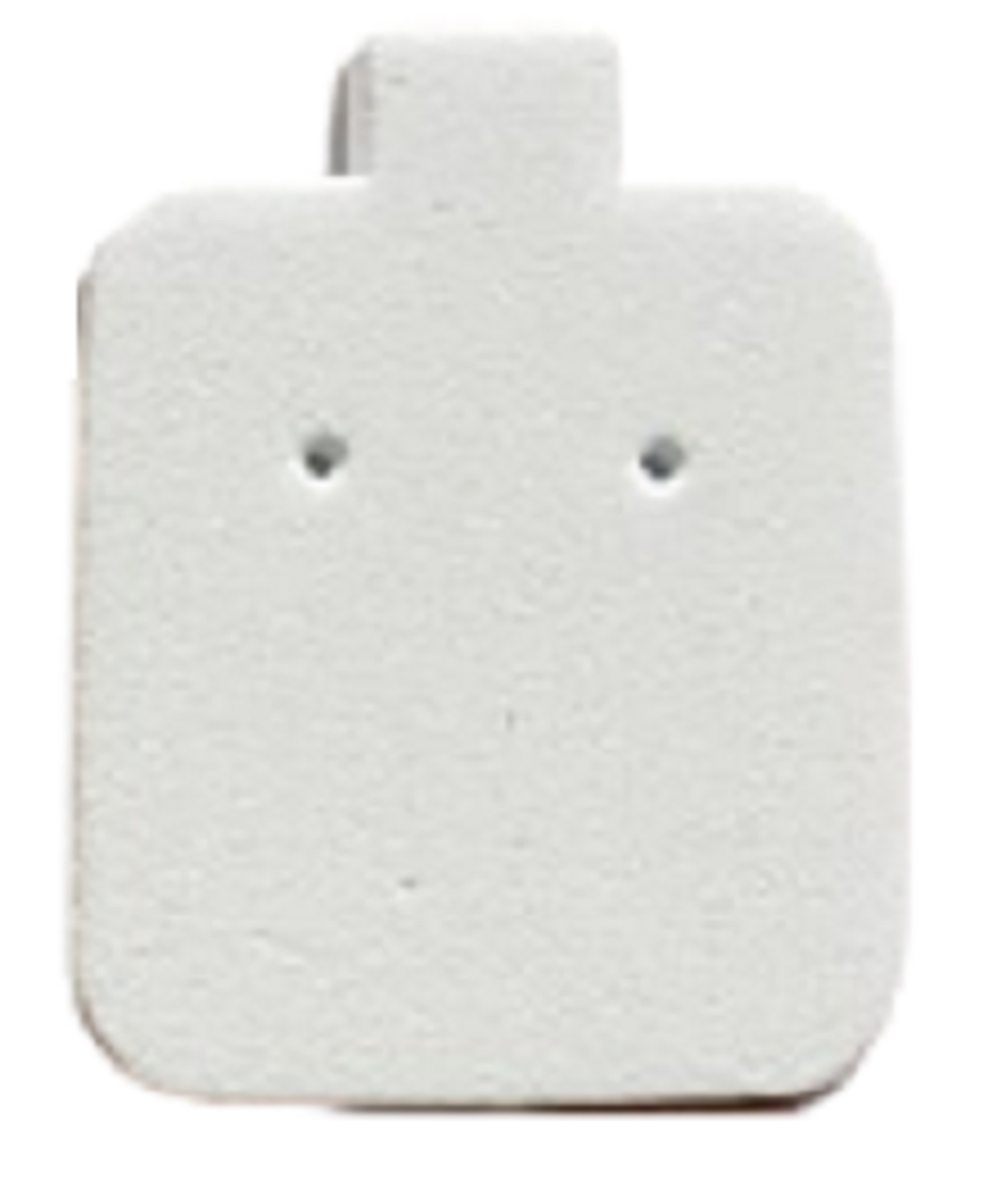 60 Blisters Almohadillas Grande de 3.8 cm x 4.5 cm para Aretes  de Fomy Blancos O Negros…