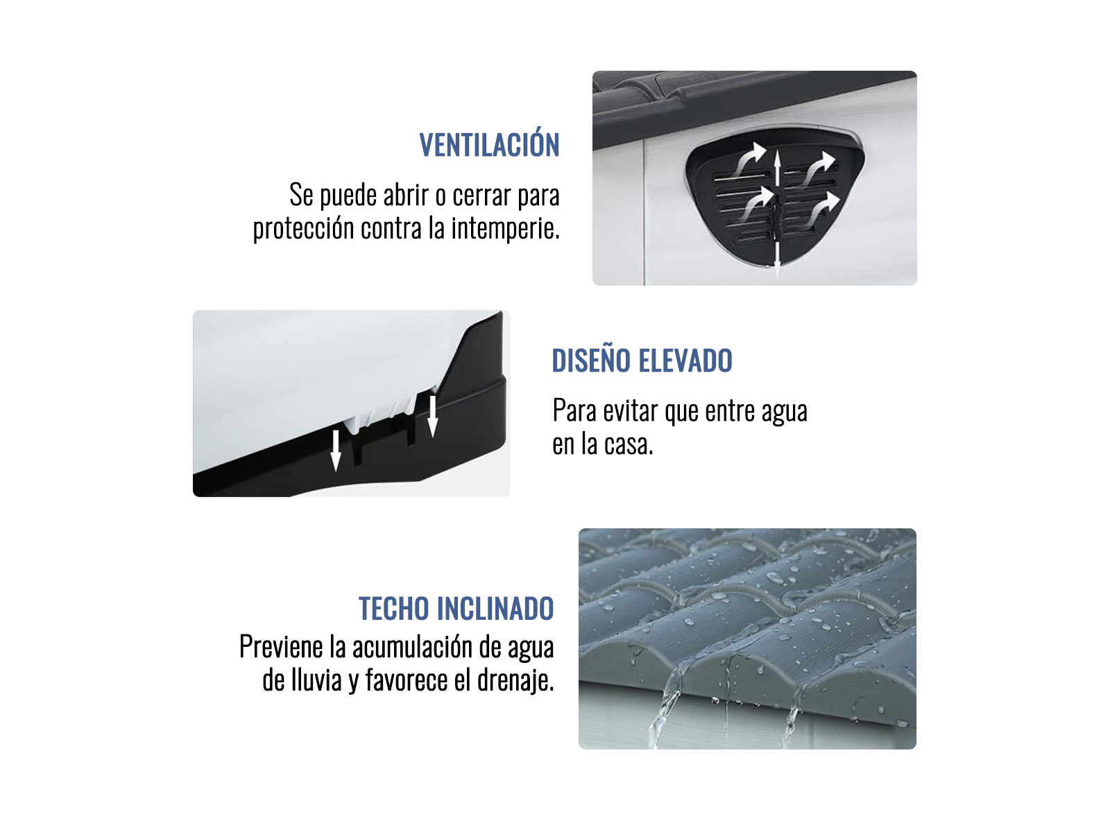 Casa Para Perro Raza Gd Térmica Interior/exterior Gris .