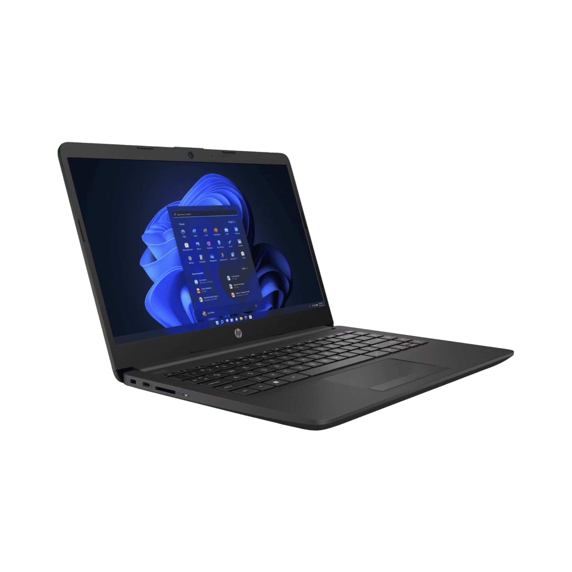 HP 240 G8 de 14'', Intel Core i5-1135G7, 8 GB RAM, 256 GB SSD NVMe + 16 GB Optane, Windows 11 Pro, Negro.