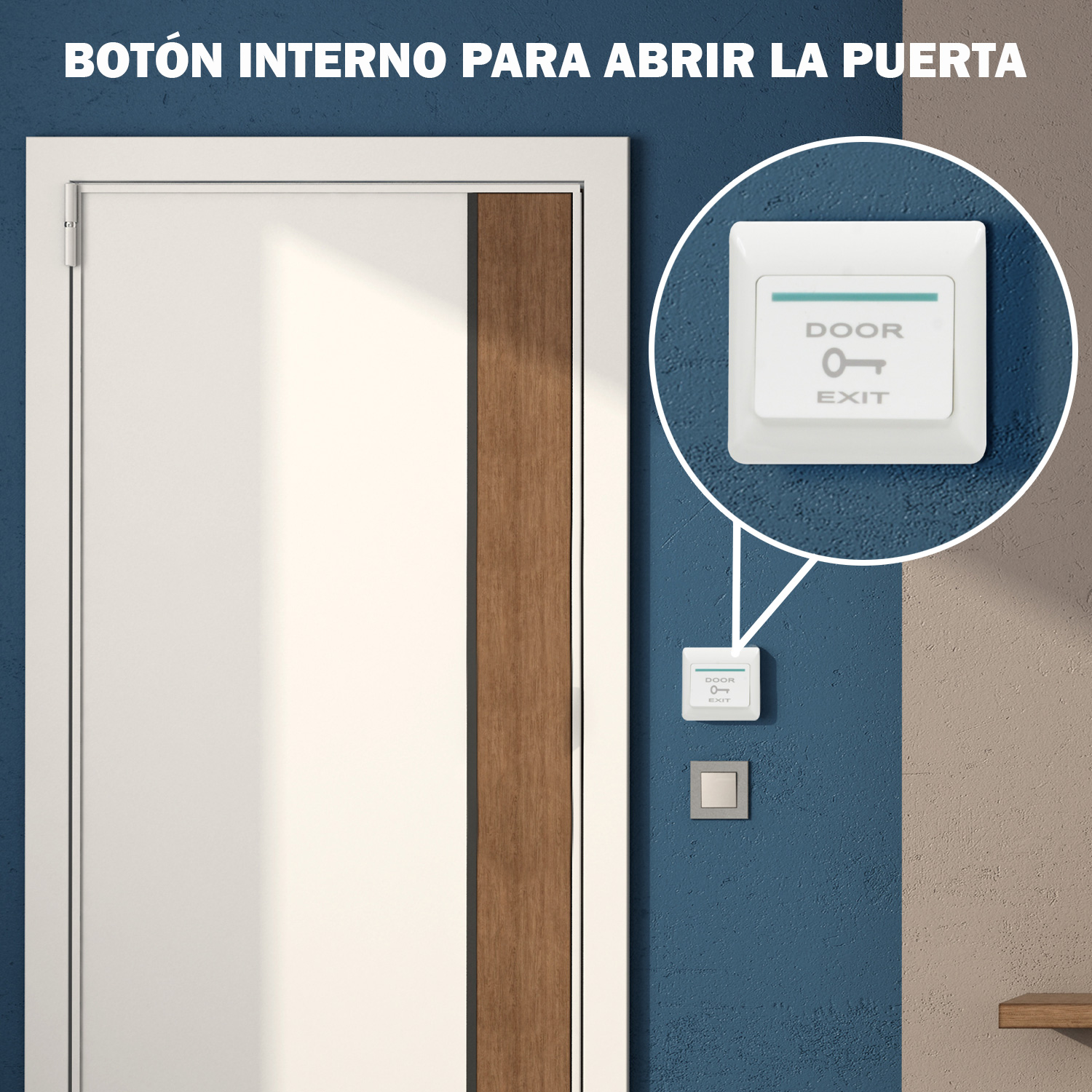 Chapa Cerradura Electrica Control RFID Acceso Inteligente.