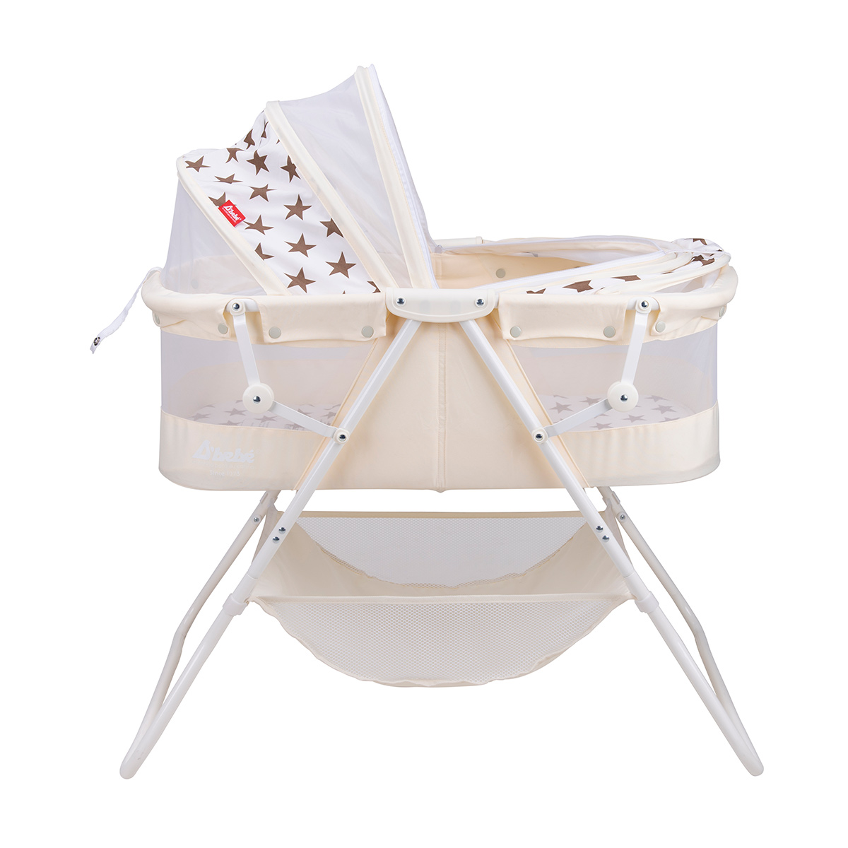 Moisés Cuna Plegable D'bebé Siesta Bebé Beige
