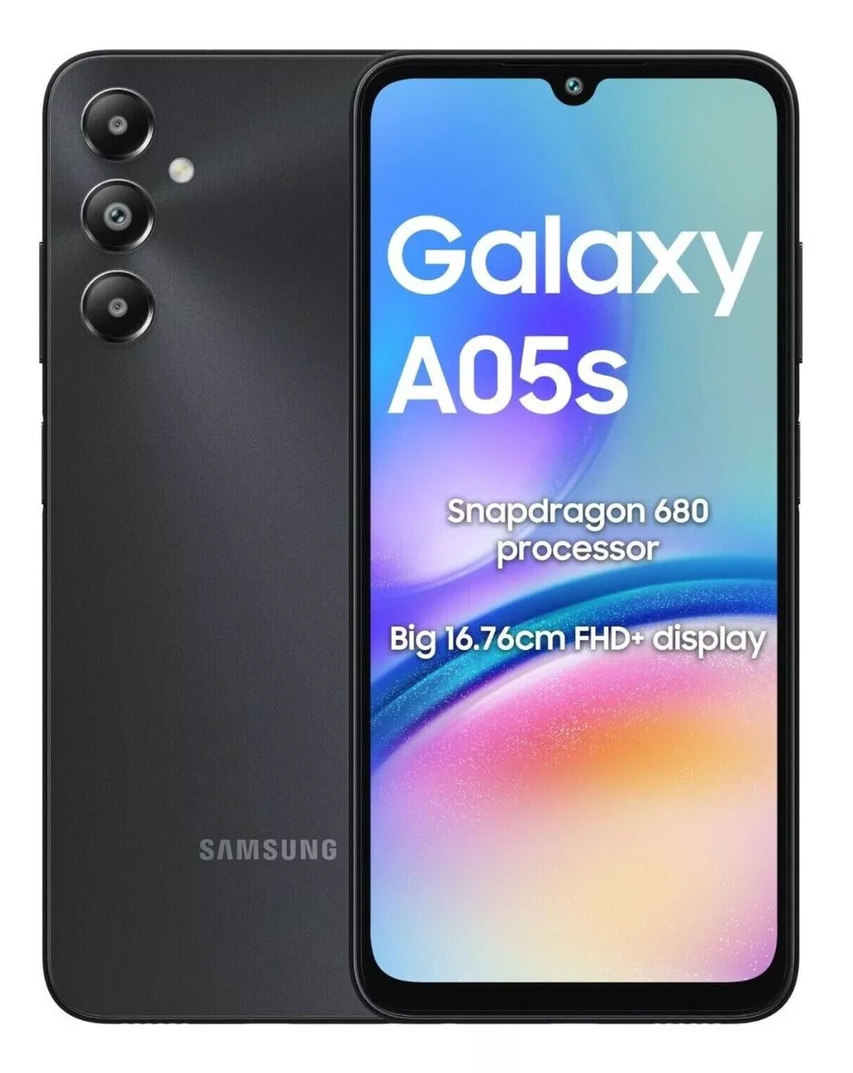 Celular Samsung Galaxy A05S 4GB +128GB Color Negro