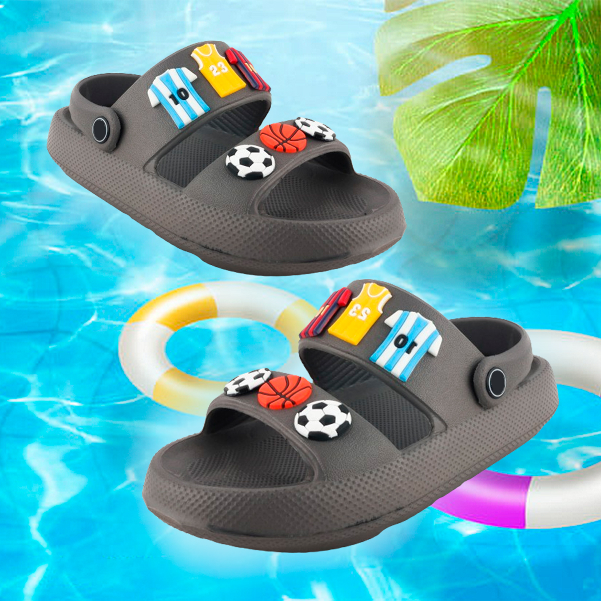 Sandalias  Playa Chancla Alberca Moda Deportes 507-GE.