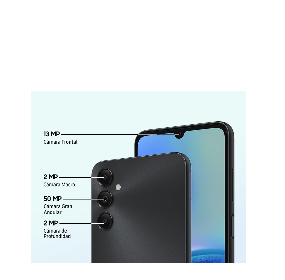 Celular Samsung Galaxy A05S 4GB +128GB Color Negro