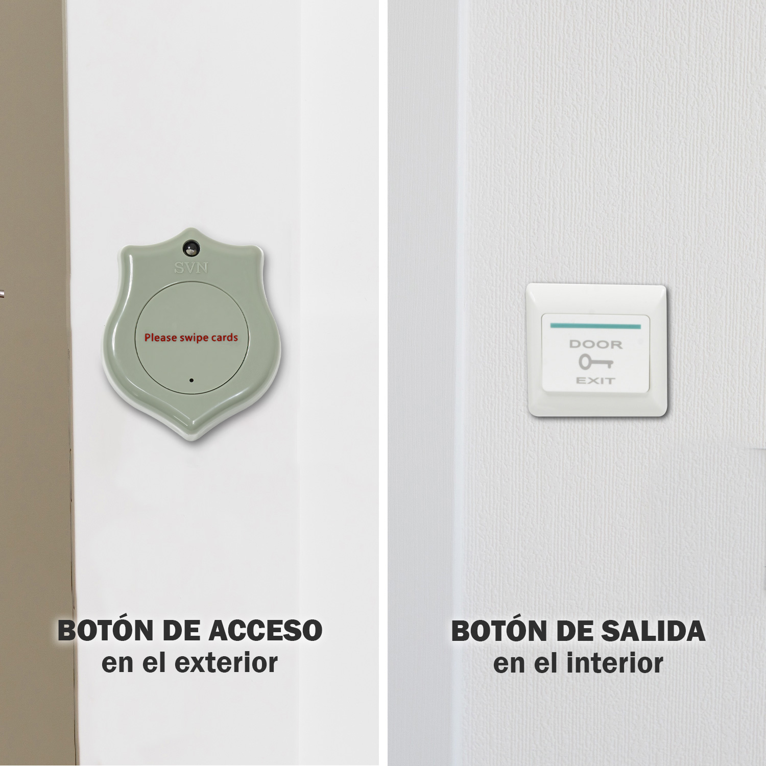 Chapa Cerradura Electrica Control RFID Acceso Inteligente.