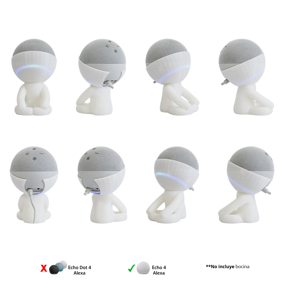 Base Para Alexa Echo 4Ta Generación (grande) Robert Zen HD