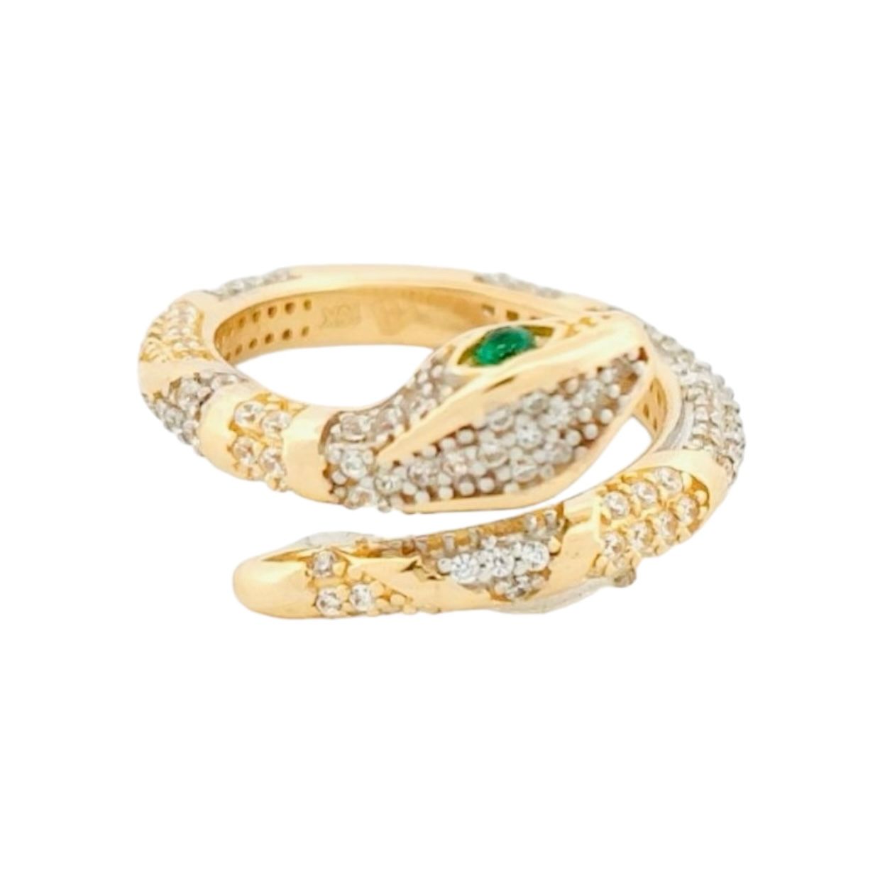 Anillo Serpiente Reyna Oro 10 K + Obsequio.