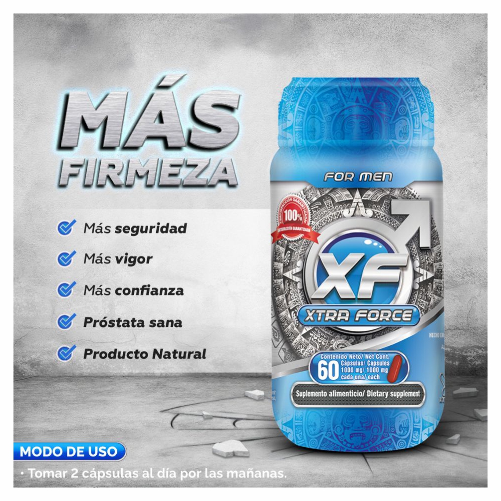 XtraForce For men Próstata Sana Vigorizante Masculino 60Cáps