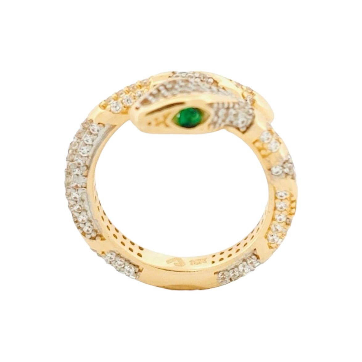 Anillo Serpiente Reyna Oro 10 K + Obsequio.