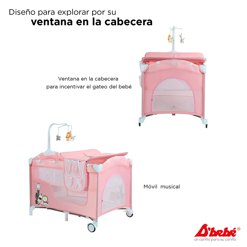 Corral Cuna D'bebé Dreams Rosa