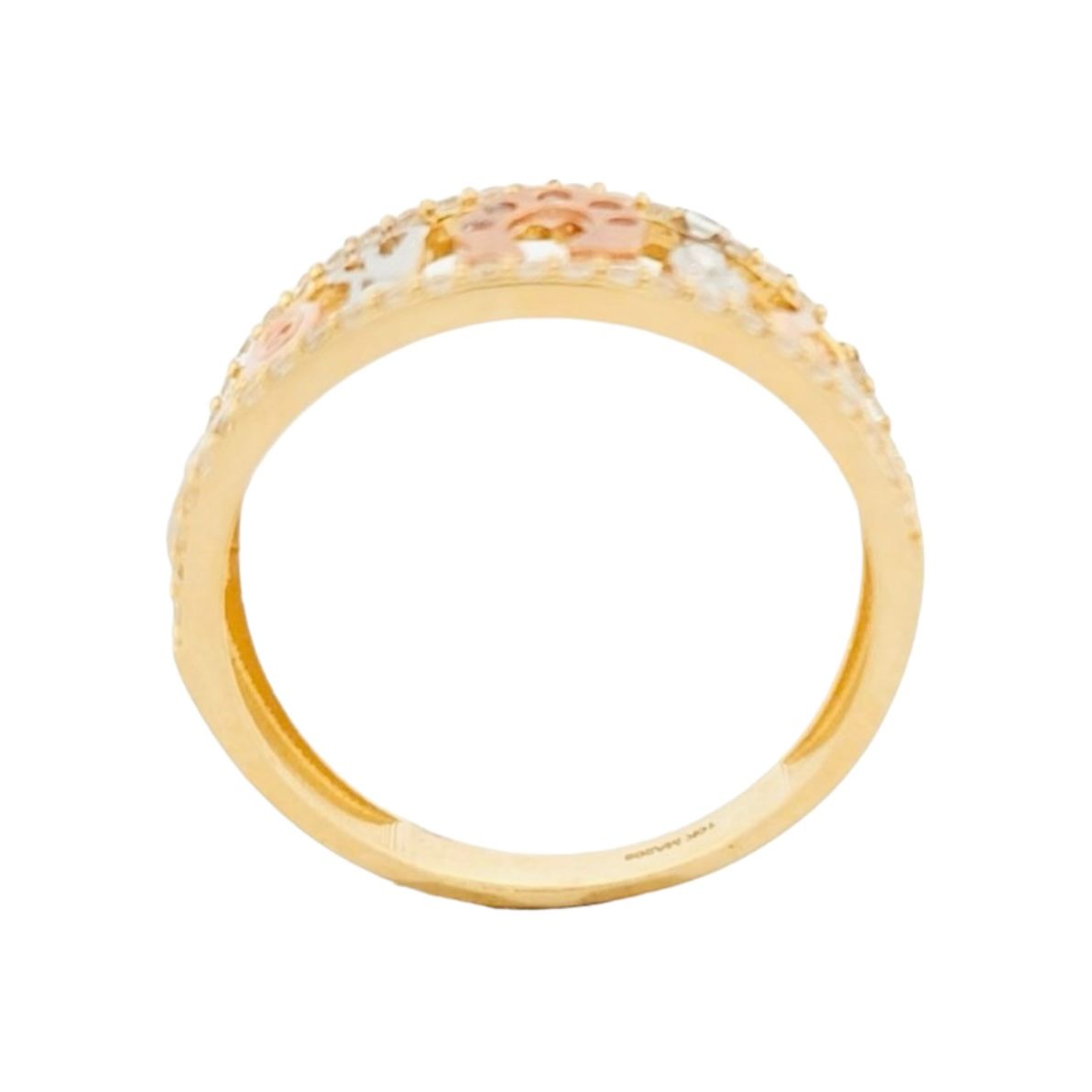 Anillo Suerte Oro Florentino Oro 10 K + Obsequio.