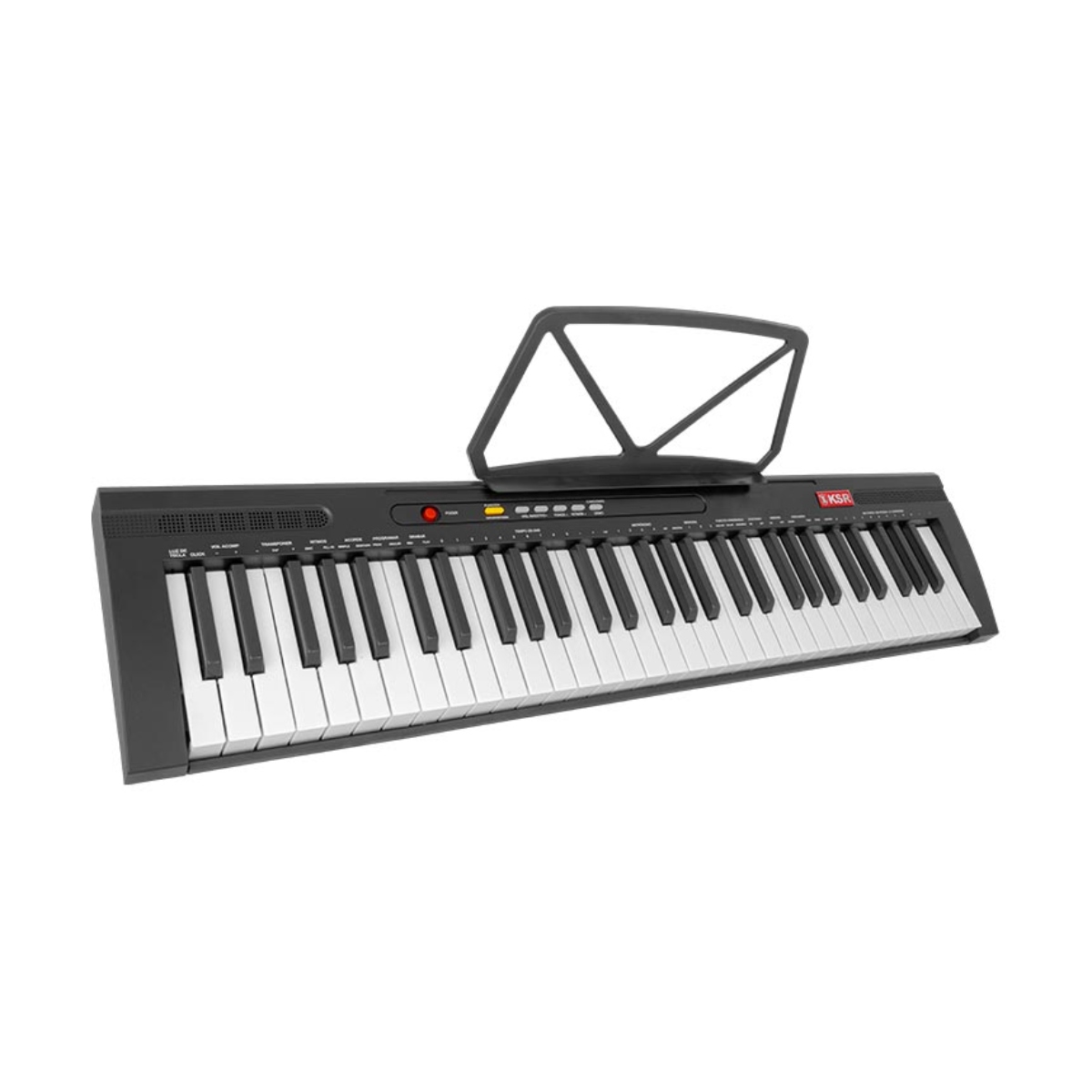 TECLADO MUSICAL KAISER MTC-5500 61 TECLAS C/LUZ 300 RITMOS / 300 TONOS / 21 CANCIONES DEMO ENDY8