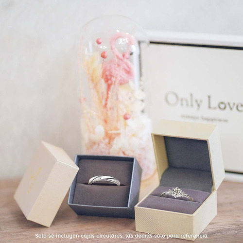 2 Anillos Promesa Plata Fina 925 Moderno Parejas Compromiso