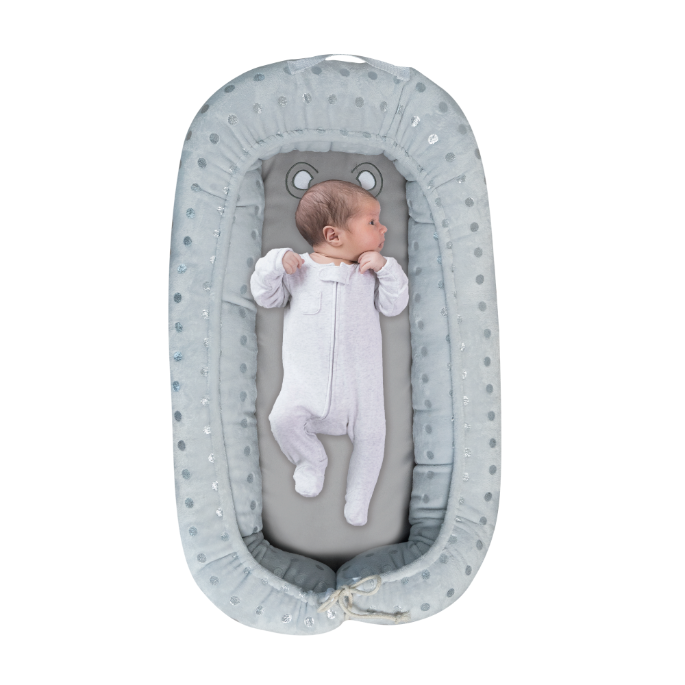 Camita portátil Baby koala, Nido Colecho de Bebé, Acolchado y seguro..
