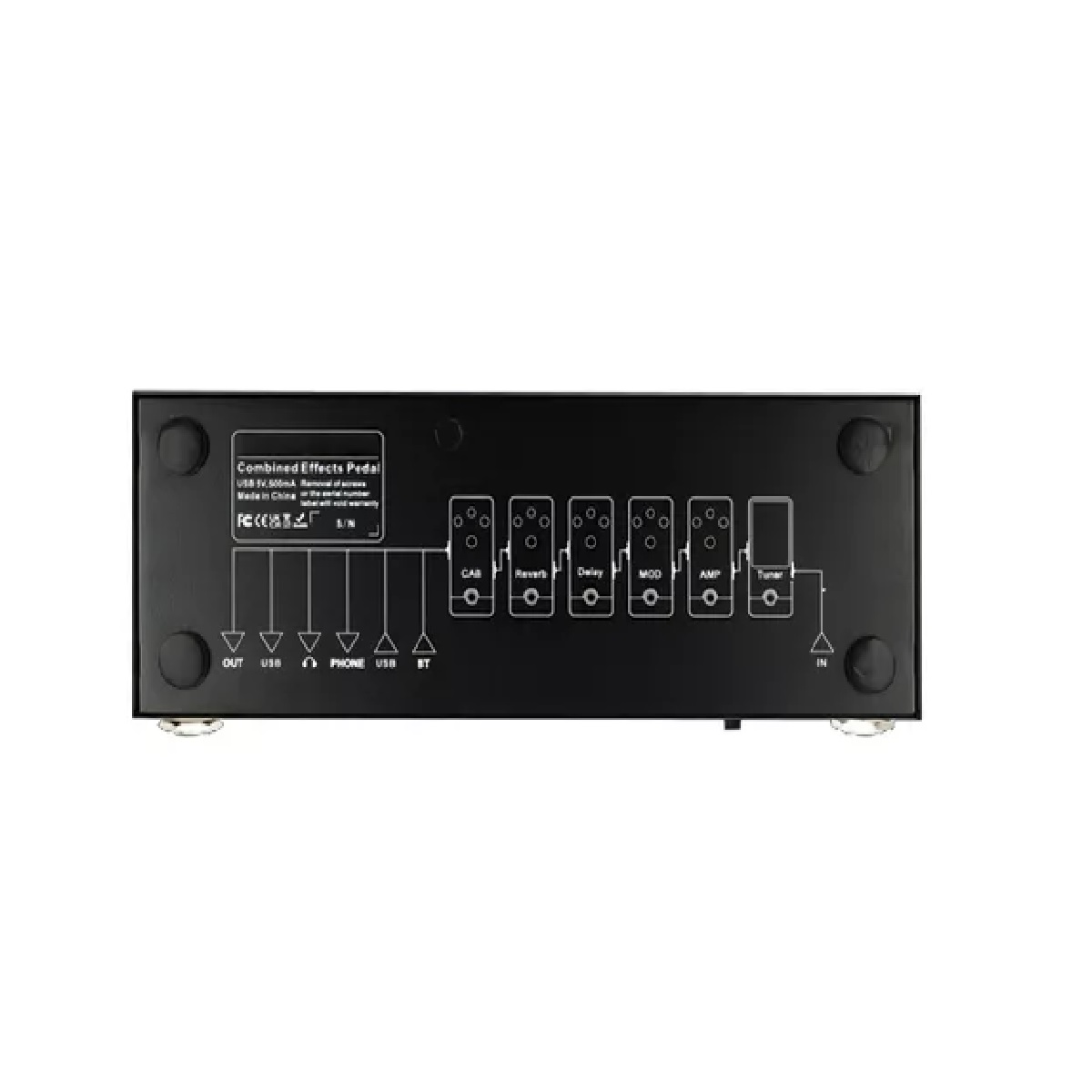 Pedal de efecto Cuvave Cube Baby negro