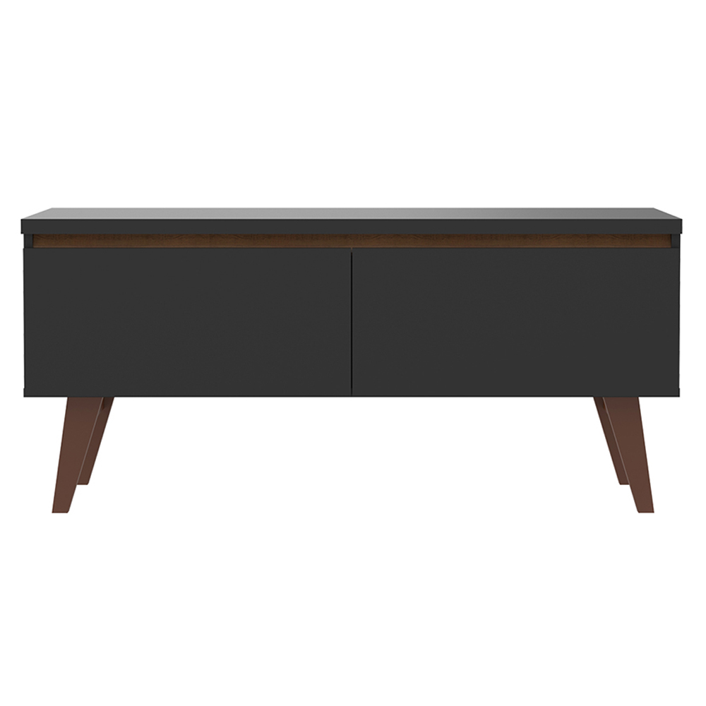 Mueble para Tv hasta 55 Pulgadas Madesa Le Mans con 2 Puertas Marrón/Negro