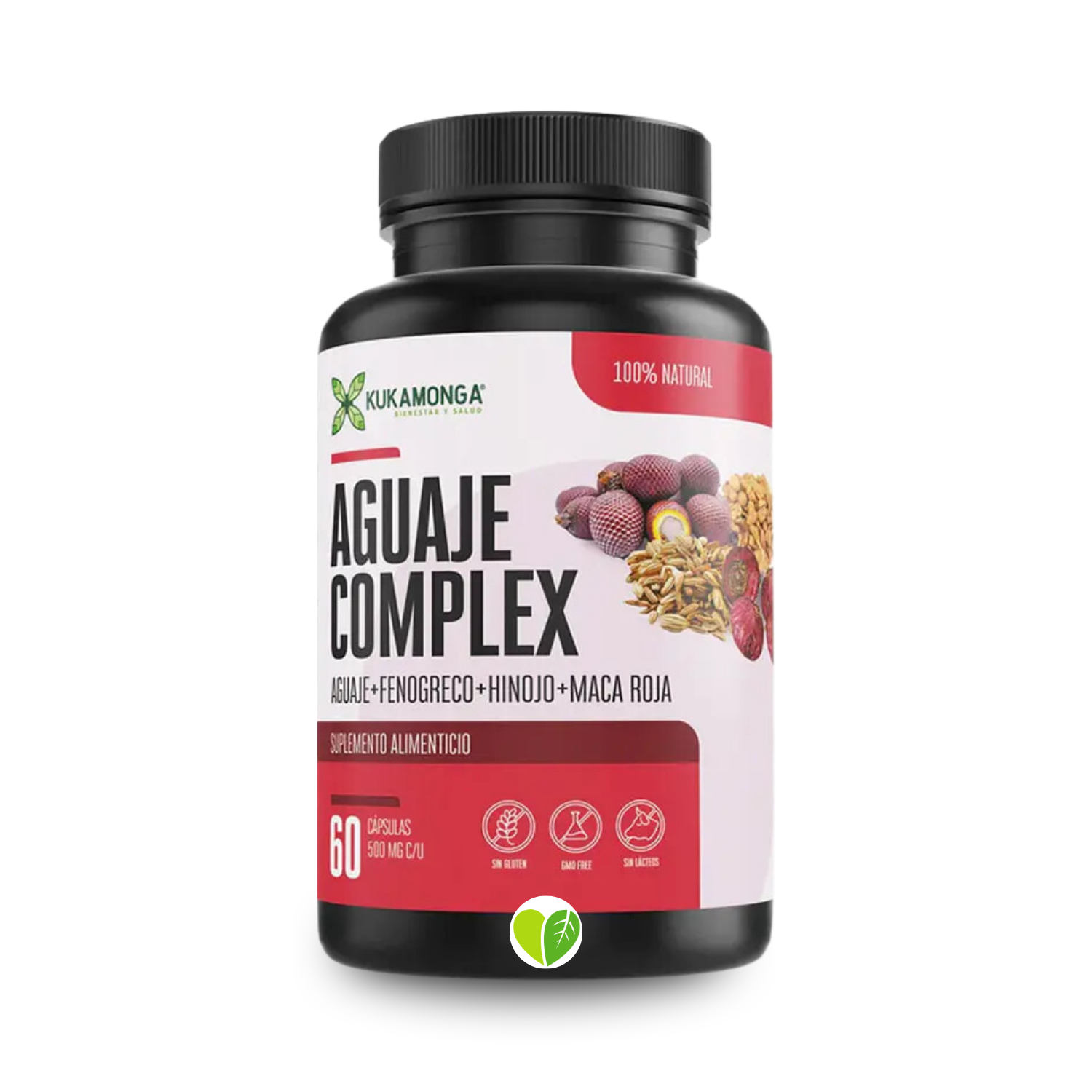 Aguaje + Fenogreco + Hinojo + Maca Roja - 60 Cápsulas