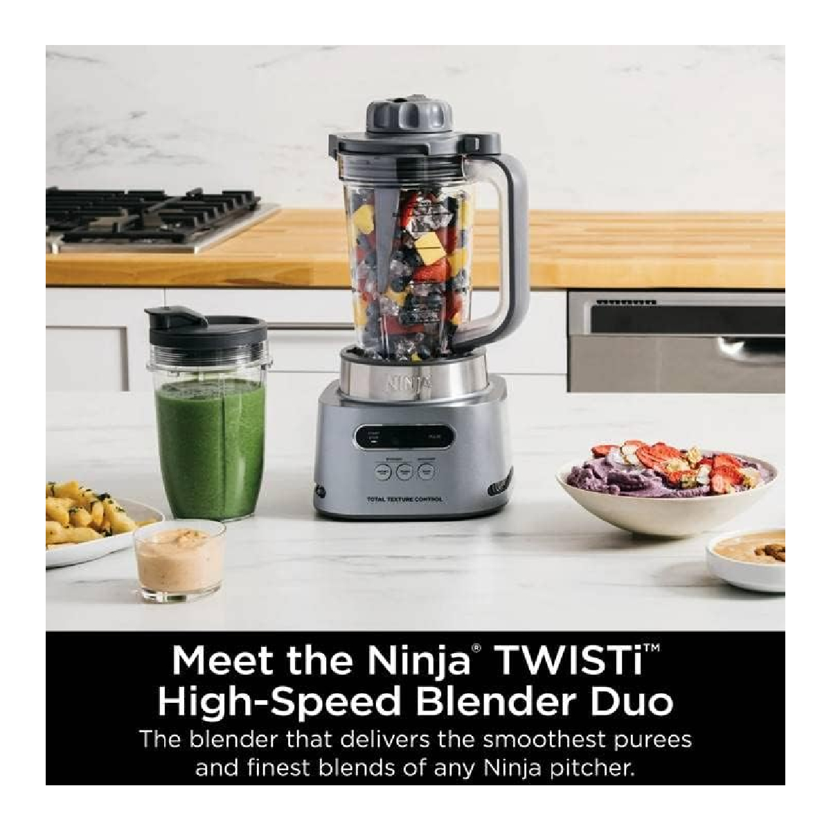 Licuadora Ninja Profesional Twisti 3 Velocidades Gris SS150