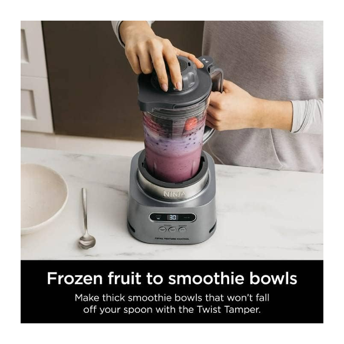 Licuadora Ninja Profesional Twisti 3 Velocidades Gris SS150