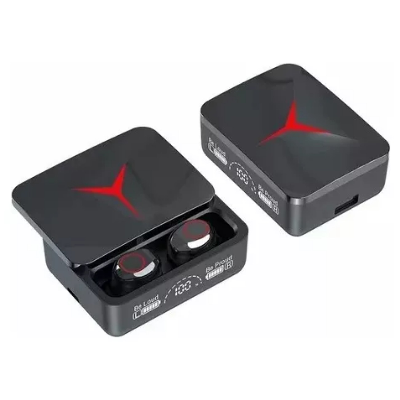 Audífonos in-ear gamer inalámbricos Audifonos On-Ear M90pro negro con luz LED