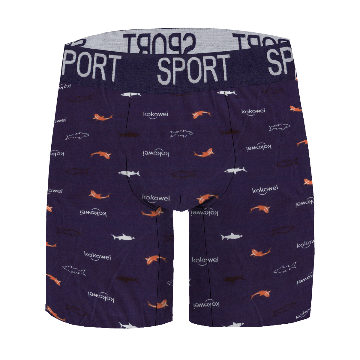 Paquete de 12 Boxers Largo con estampado Para Hombre Tela Suave