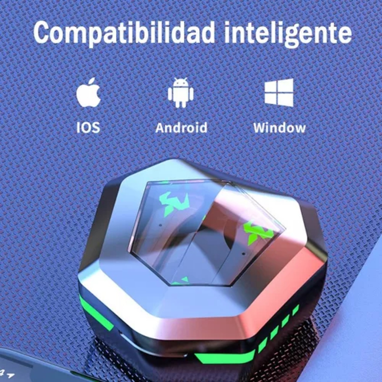 Audifonos Bluetooth Inalambricos Con Led Para iPhone Android