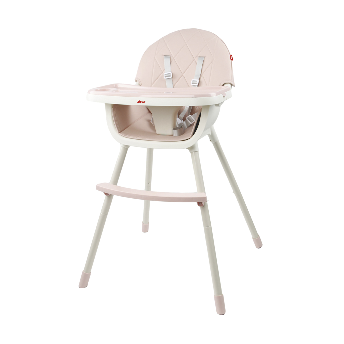 Silla Alta Periquera D'bebé Cosmic 3 en 1 Rosa