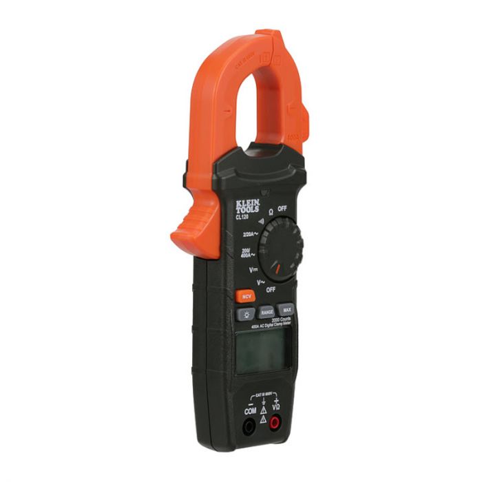 Multímetro digital de gancho de rango automático de 400 A CA CL120 Klein Tools