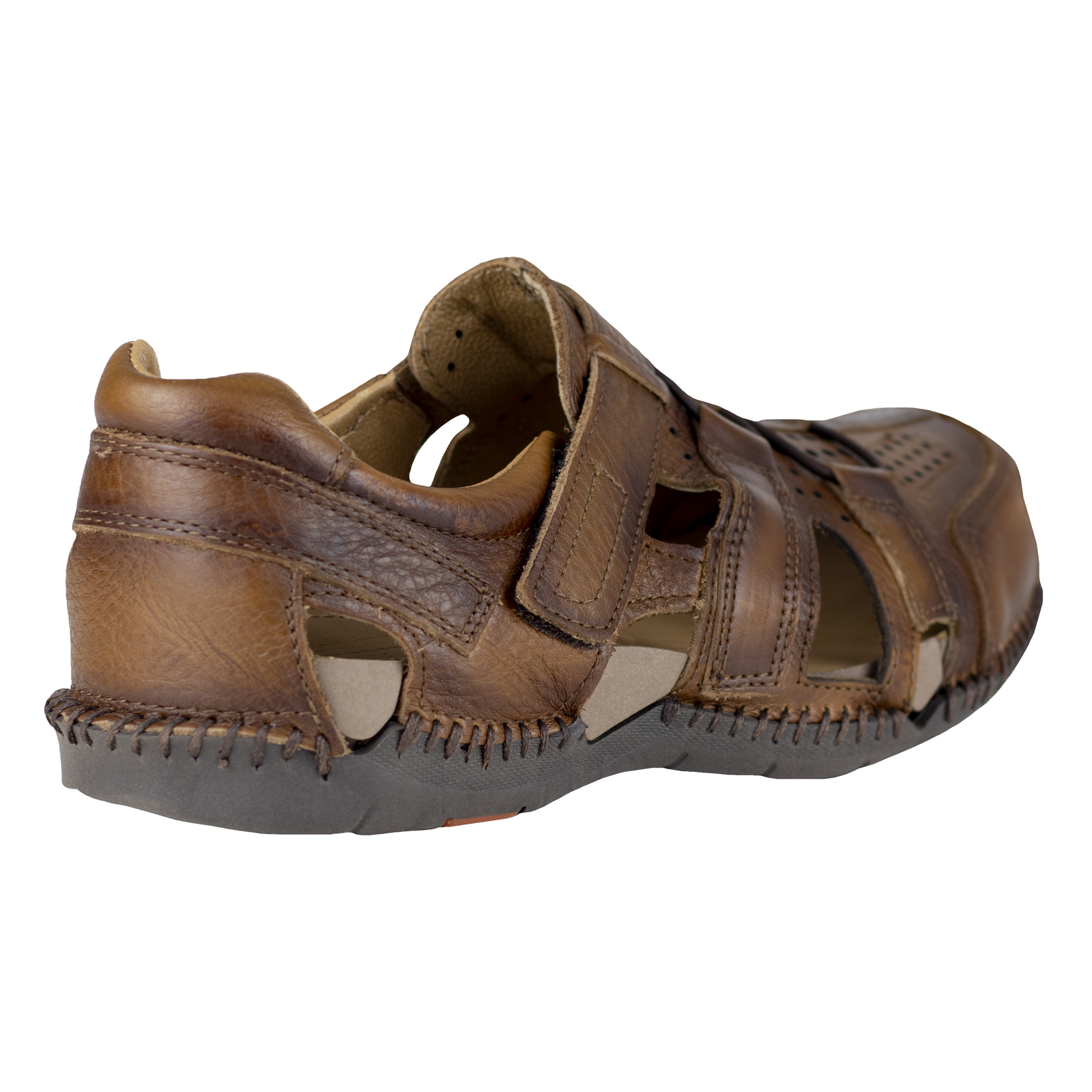 Sandalia Hombre Huarache Abierto Confor Lobo Solo 6597 Camel
