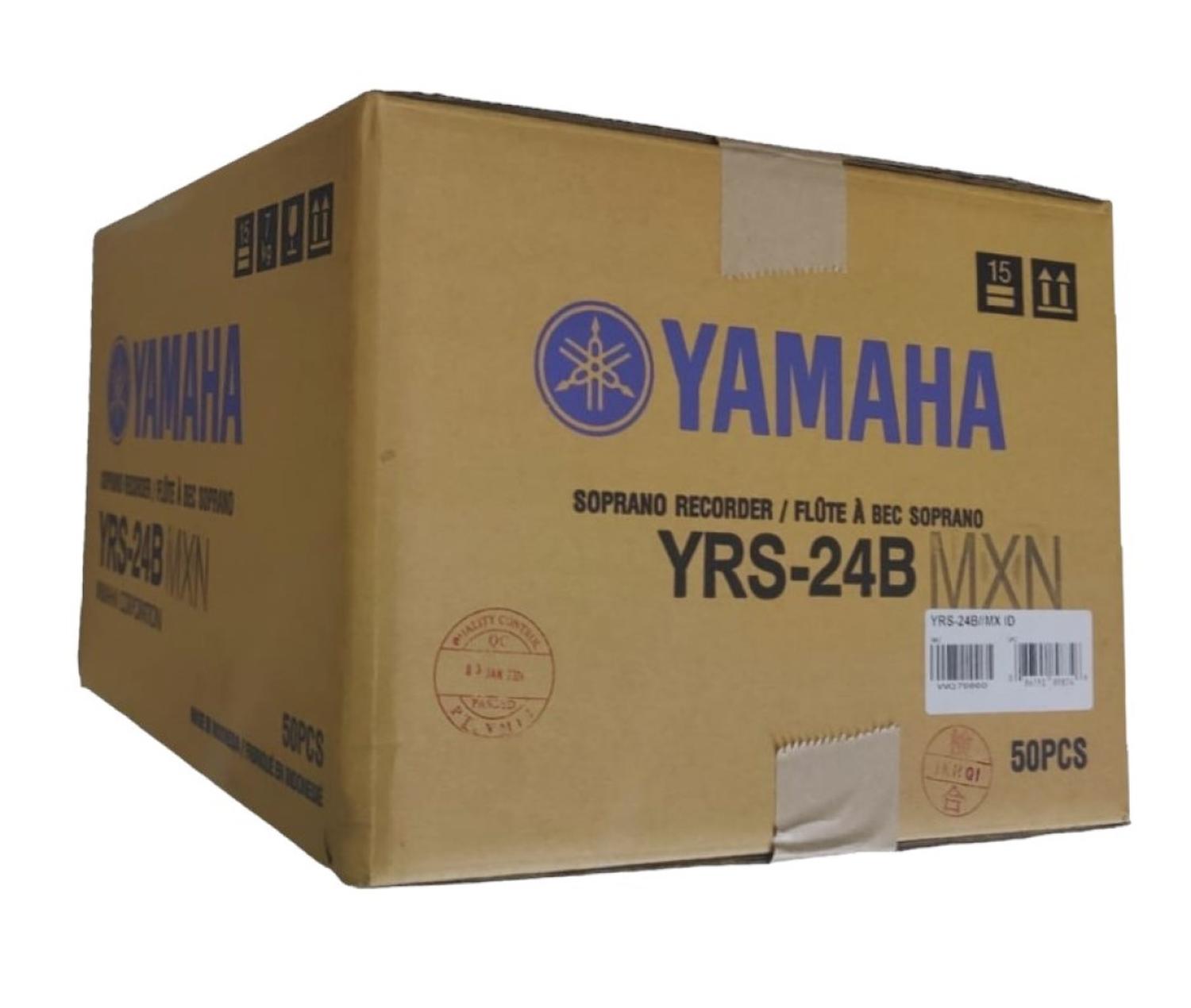 Yamaha YRS-24B Flauta Escolar Soprano Caja Con 50 Piezas