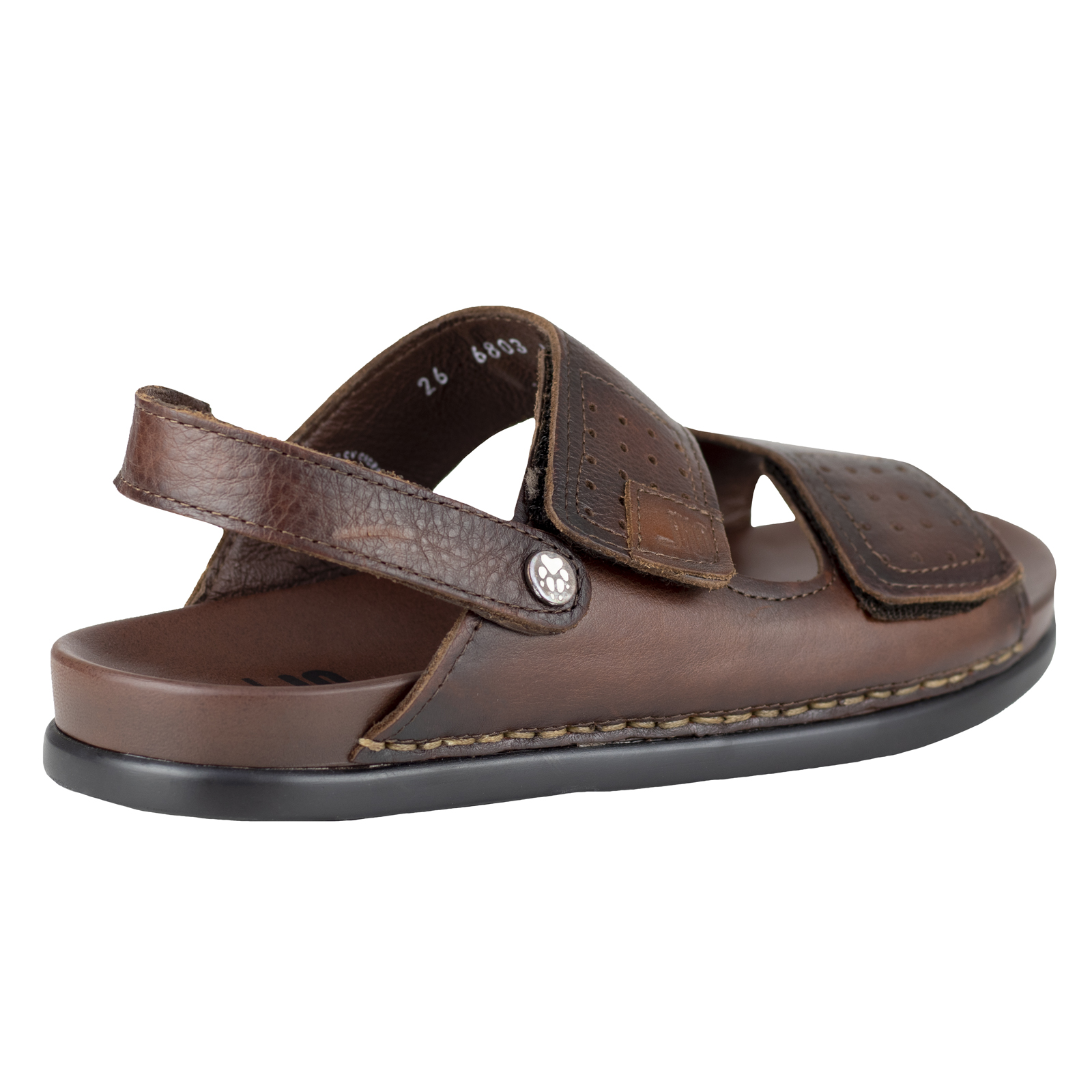 Huarache Para Hombre Confort Lobo Solo 6803 Besani Piel Moda.